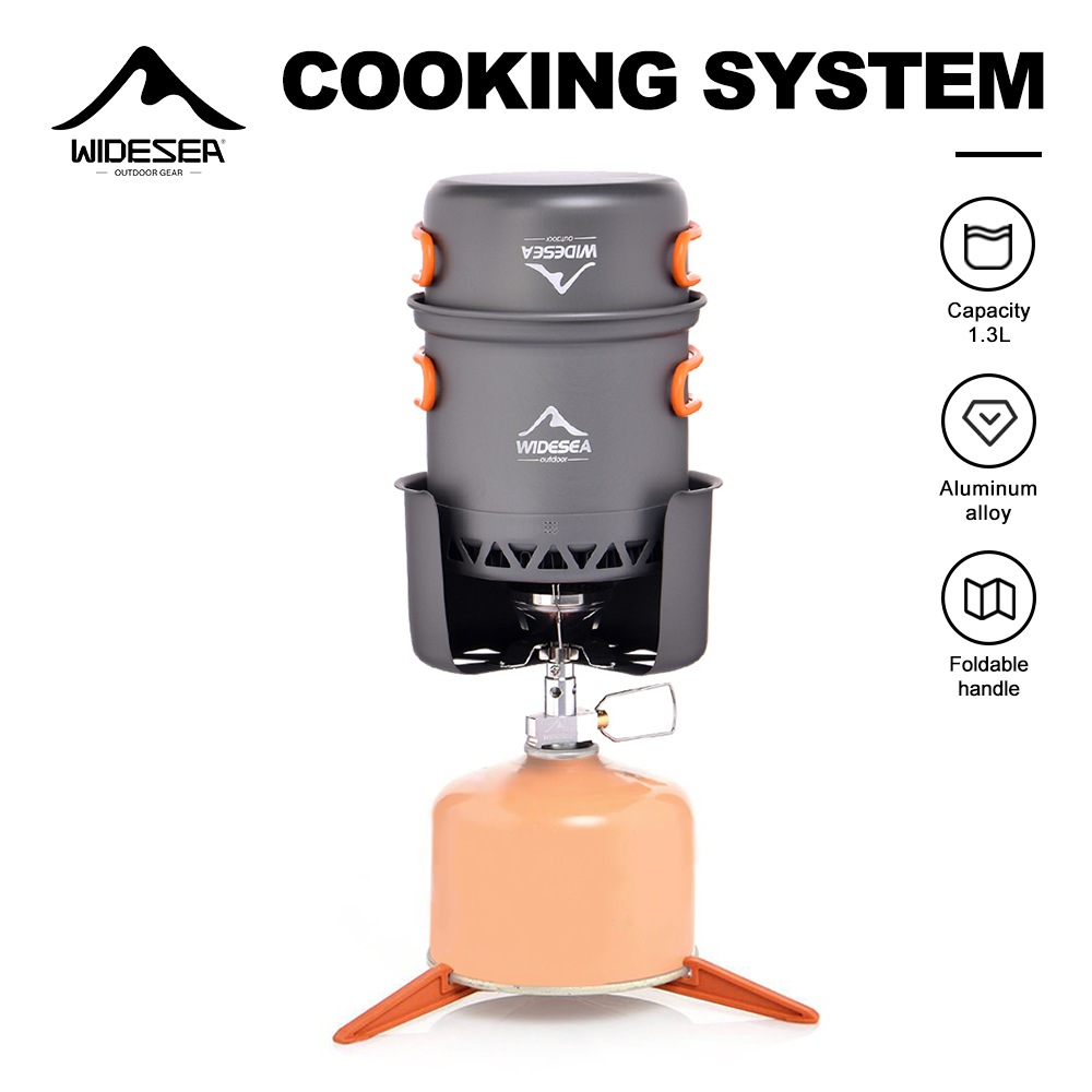 Camping Cooking One Pot - 와이드시 휴대용 캠핑 스토브 세트 알루미늄
