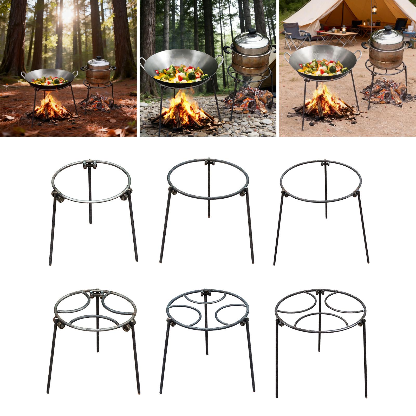 Camping Cooking Ovens - 캠프파이어 삼각대, 다목적 웍스 홀더, 오픈