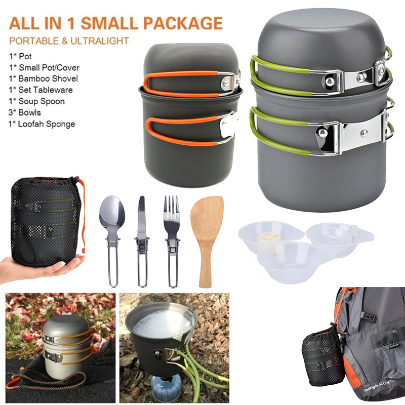Camping Cooking Knife Set - 새로운 캠핑 냄비 휴대용 야외 세트