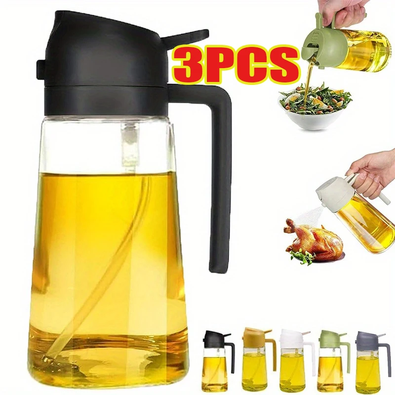 Camping Cooking Oil Bottle - 오일 스프레이 2-in-1 플라스틱 가정용 주방