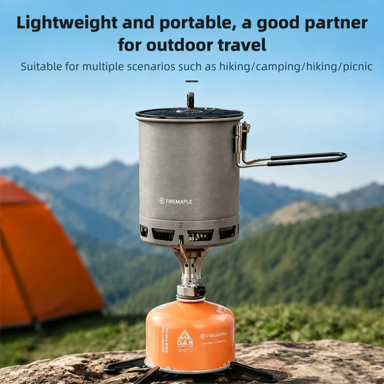 Camping Cooking One Pot - 초경량 캠핑 조리기구 세트 백패킹 BC