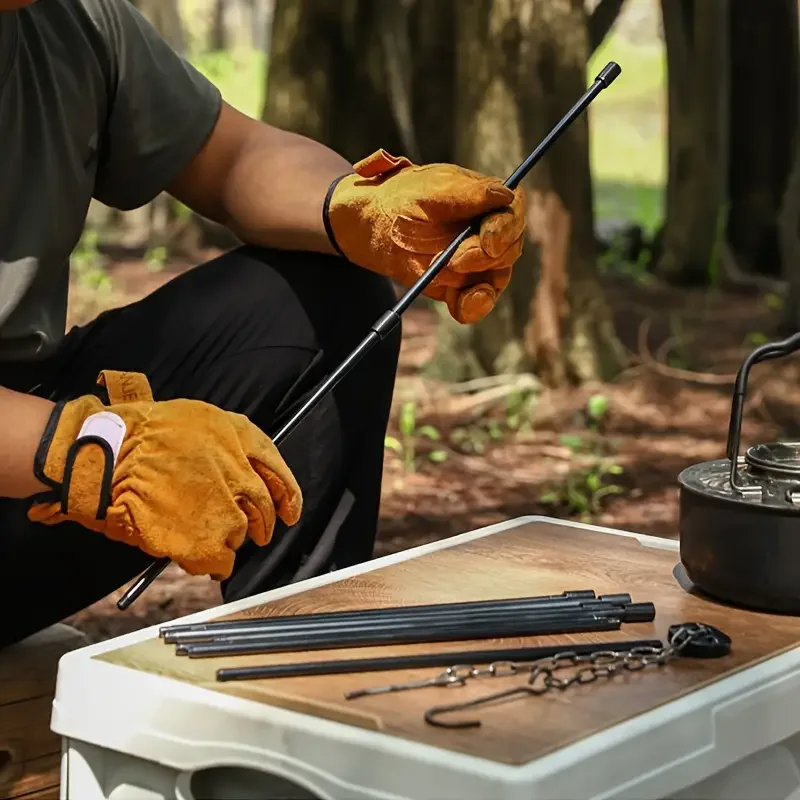 Camping Cooking Pot Tripod - 야외 대형 모닥불 삼각대 휴대용 캠핑