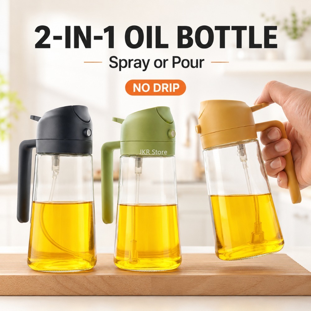 Camping Cooking Oil Bottle - 2 in 1 올리브 오일 스프레이