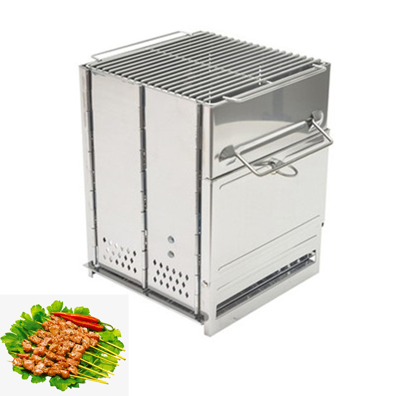 Camping Cooking Stove - 목재 난로 야외 캠핑 장비 분해