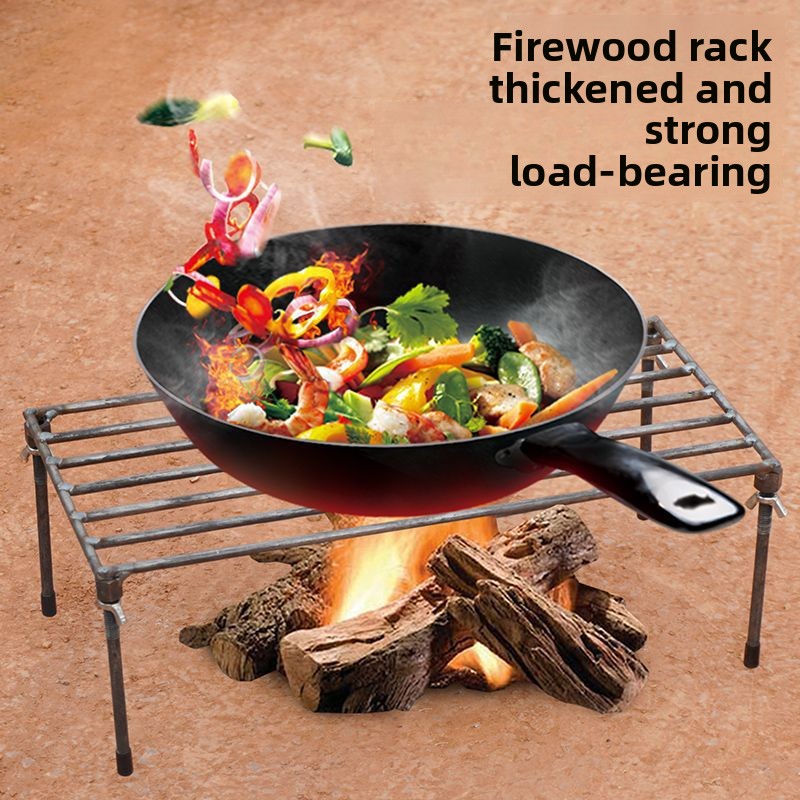 Camping Cooking Pot Tripod - 스틸 삼각대 냄비 받침대 야외 캠핑
