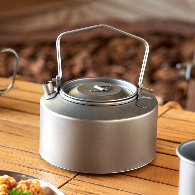Camping Cooking Pan - 캠핑 물 요리 주전자 티타늄 주전자