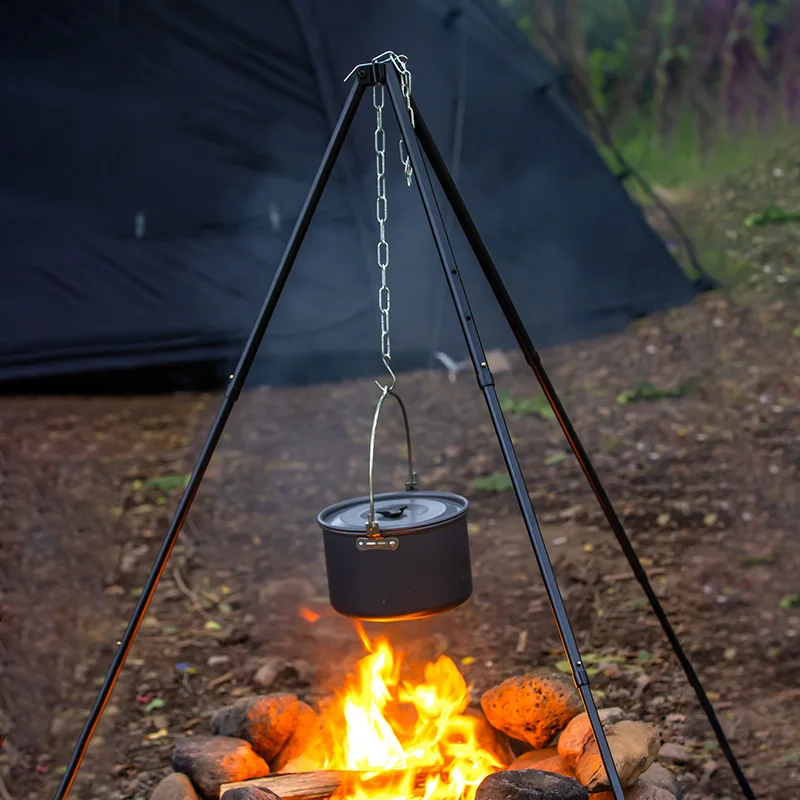 1Pc 야외 모닥불 삼각대 캠핑 피크닉 캠프 파이어 요 - Camping Cooking Pot Tripod 리뷰 및 가격