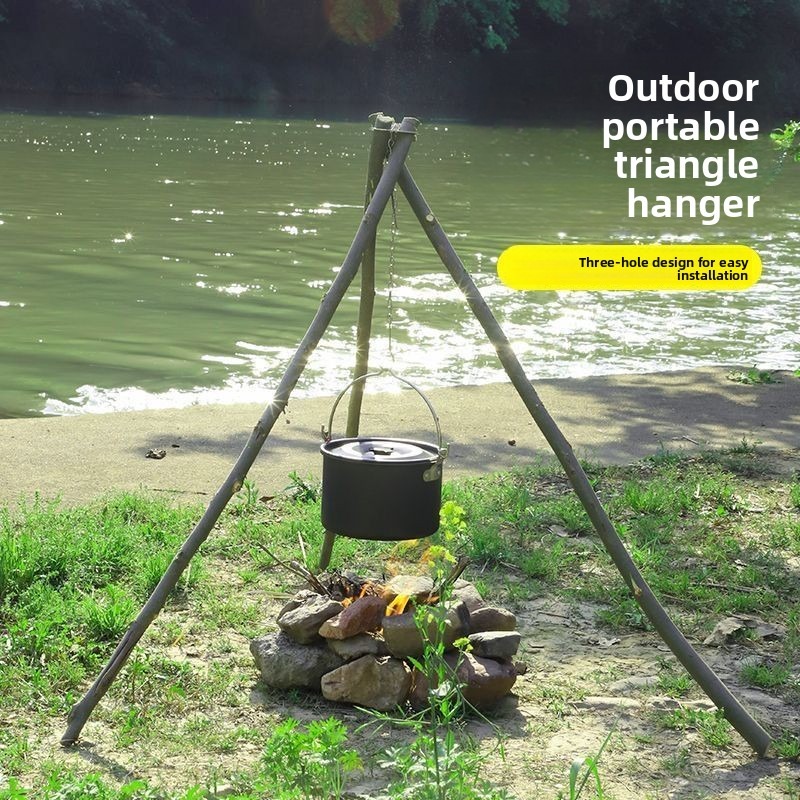 야외 바베큐 삼각대 휴대용 분리형 걸이식 랙 스테인리스 - Camping Cooking Pot Tripod 리뷰 및 가격