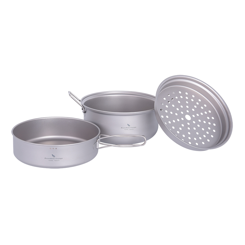바운드리스 보이저 티타늄 스티머 아웃도어 캠핑 조리기구 - Camping Cooking Pan 리뷰 및 가격