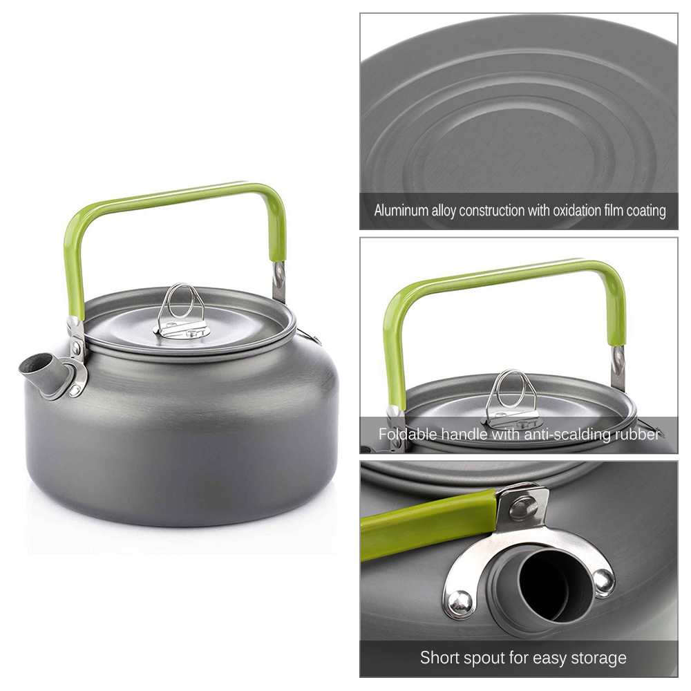 휴대용 야외 물 주전자 물 주전자 주전자 커피 주전자  - Camping Cooking Pan 리뷰 및 가격