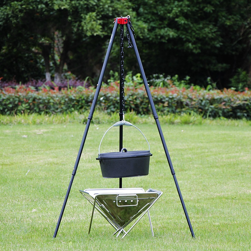 야외 대형 모닥불 삼각대 휴대용 캠핑 피크닉 캠프 파이 - Camping Cooking Pot Tripod 리뷰 및 가격
