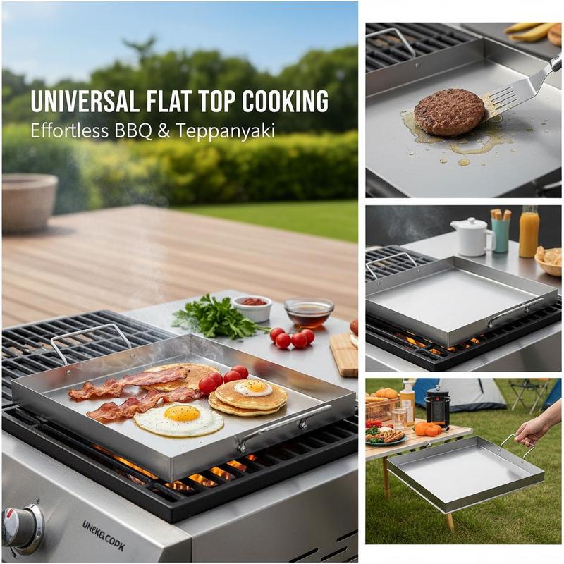 범용 플랫탑 그리들 18x16인치 캠핑, 테일게이팅 파 - Camping Cooking Pan 리뷰 및 가격