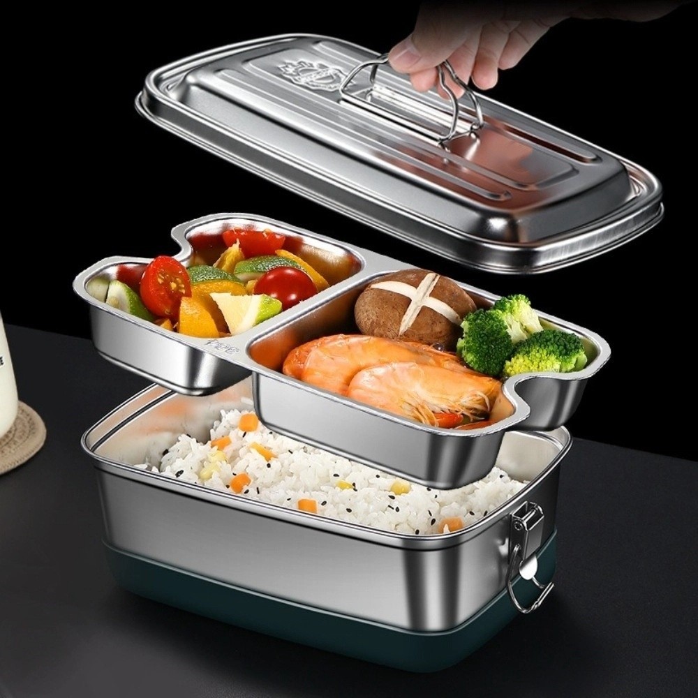 이중층 스테인리스 도시락 분리형 누수 방지 전자레인지용 - Camping Cooking Stove 리뷰 및 가격