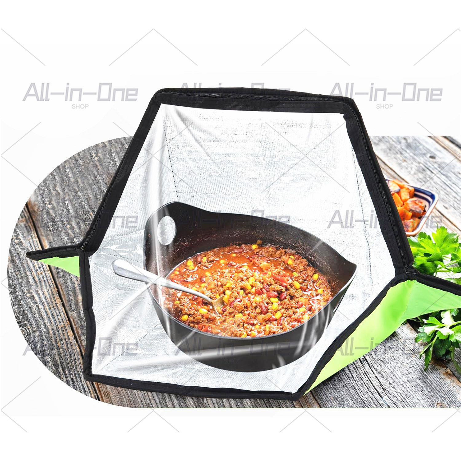 휴대용 태양열 오븐 가방형 쿠커 야외 캠핑 여행 응급  - Camping Cooking Ovens 리뷰 및 가격