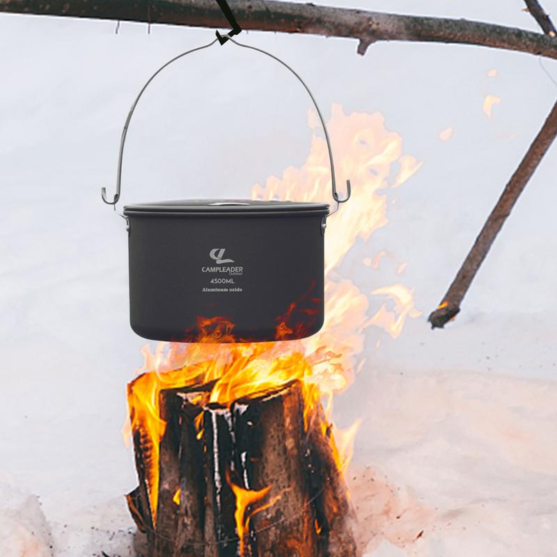 캠핑 걸이식 냄비 조리기구, 야외 볼러 식기, 5-6  - Camping Cooking One Pot 리뷰 및 가격