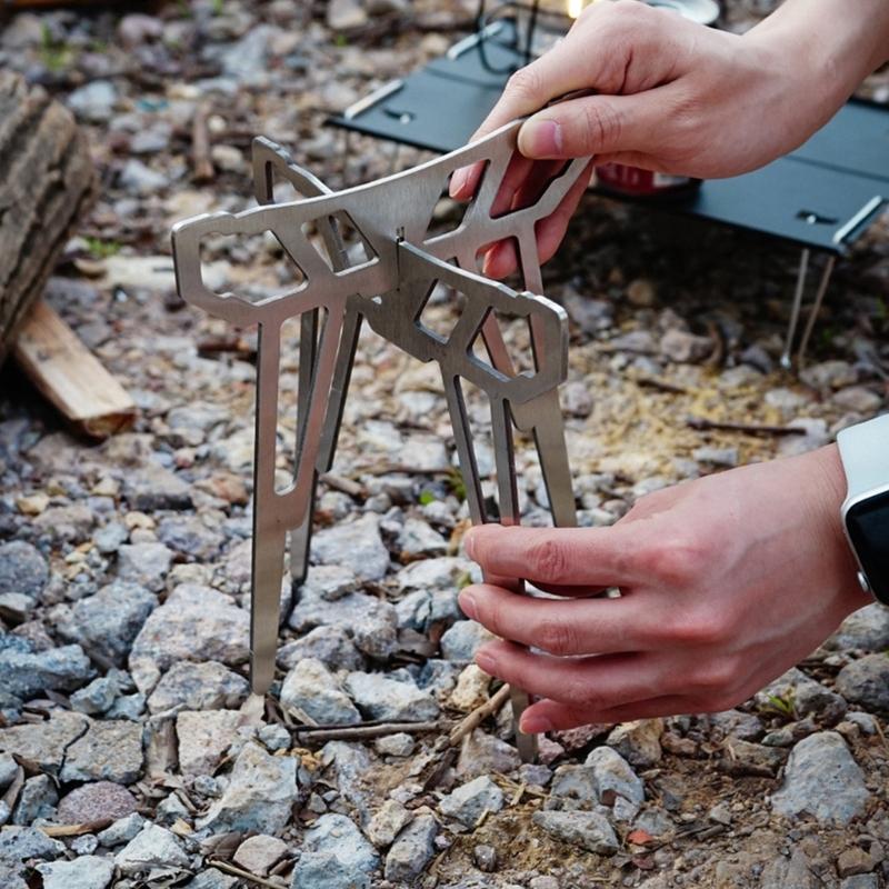 55kd 접이식 캠프 스토브베이스 야외 요리 스테인리스 - Camping Cooking Pot Tripod 리뷰 및 가격