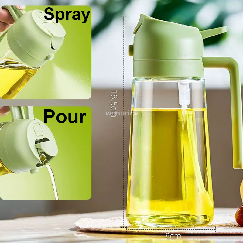 2 in 1 붓기 스프레이 분무기 주방 프라이 에어 스 - Camping Cooking Oil Bottle 리뷰 및 가격