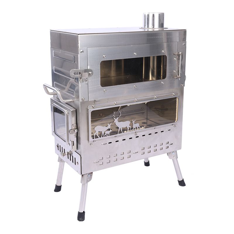 프리미엄 스테인리스 스틸 장작 캠핑 스토브 오븐 야외  - Camping Cooking Ovens 리뷰 및 가격
