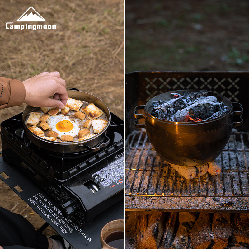 다목적 캠핑 냄비 - 304 고강도 스테인리스 더치 오 - Camping Cooking Ovens 리뷰 및 가격