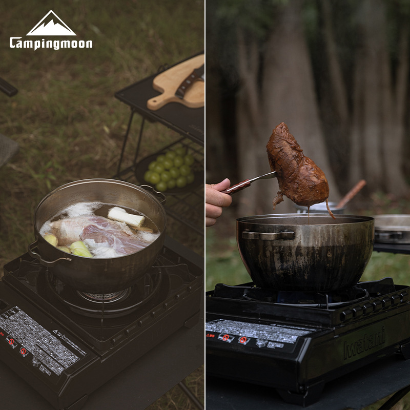 다목적 캠핑 냄비 - 304 고강도 스테인리스 더치 오 - Camping Cooking Ovens 리뷰 및 가격
