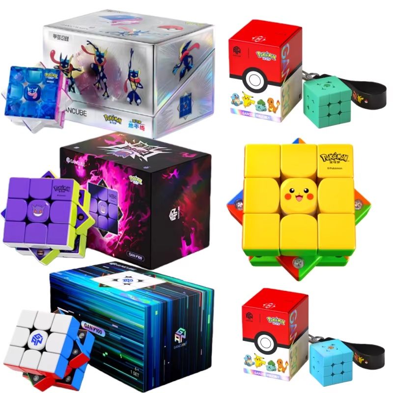 GAN 포켓몬 겐가 3X3 자기 속도 큐브 마그레브 전 - Fire Starter Cube 리뷰 및 가격