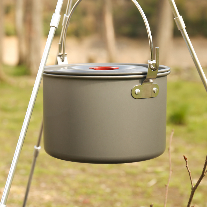 4L 캠핑용 걸이식 냄비, 캠핑 삼각대, 화덕용 걸이식 - Camping Cooking Pot Tripod 리뷰 및 가격