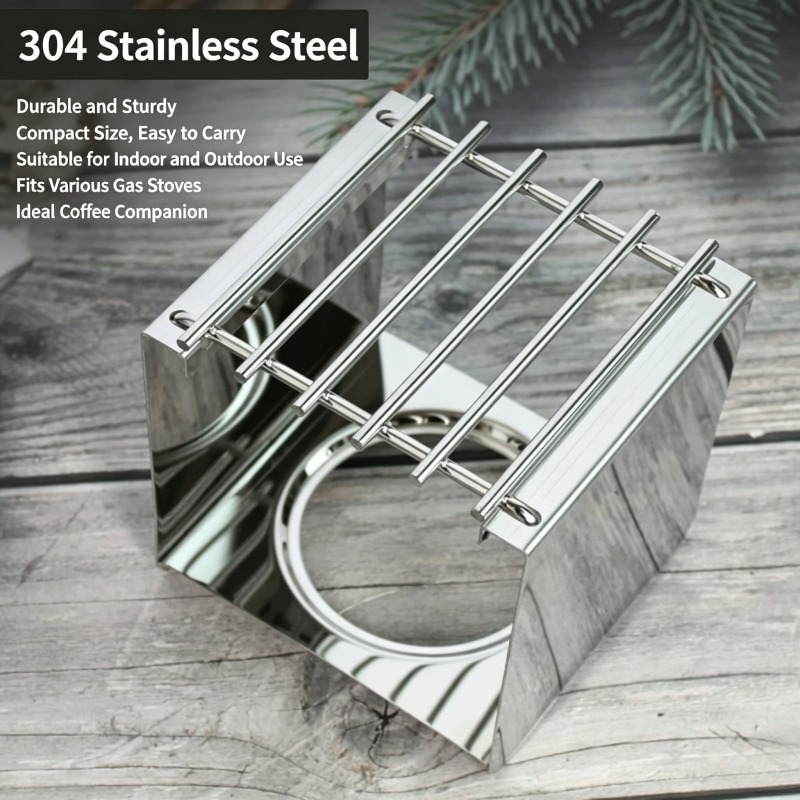 스테인리스 스틸 사각 커피 스토브 스탠드, 모카 포트  - Camping Cooking Stove 리뷰 및 가격