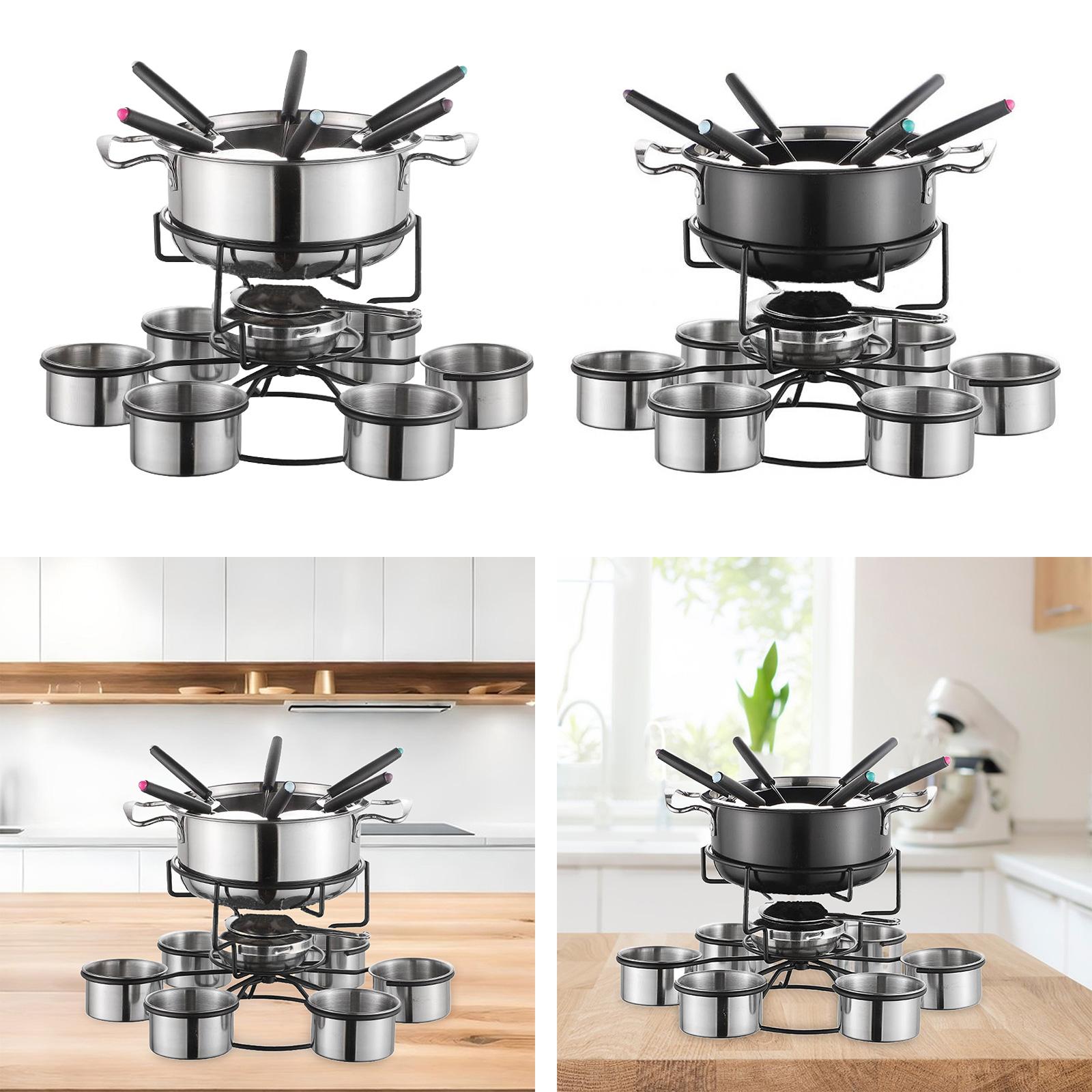 퐁듀 냄비 세트 요리 스토브 두꺼운 다기능 안정적인 멜 - Camping Cooking Stove 리뷰 및 가격
