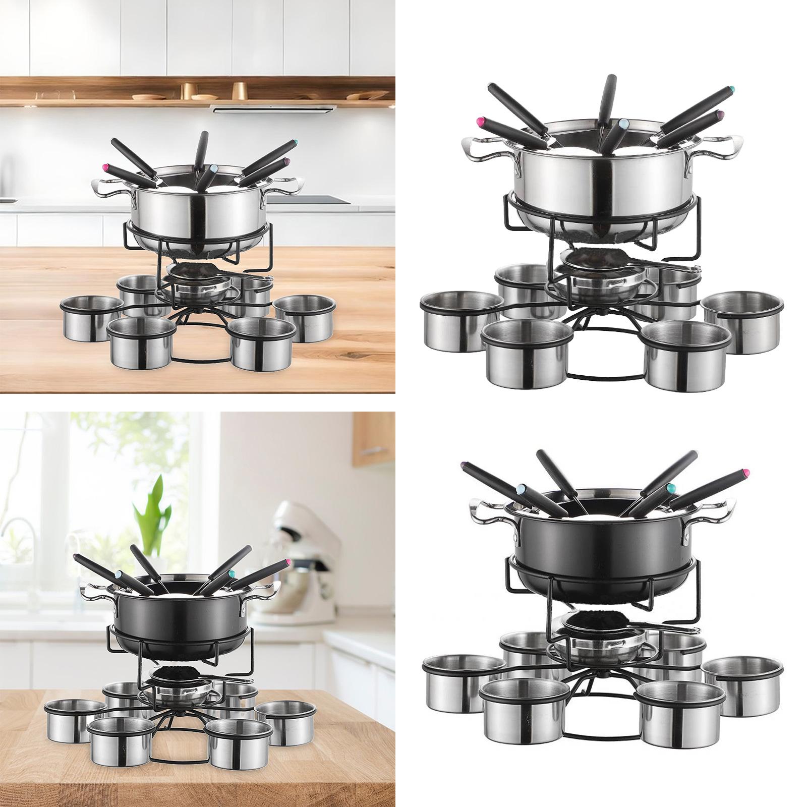 퐁듀 냄비 세트 요리 스토브 두꺼운 다기능 안정적인 멜 - Camping Cooking Stove 리뷰 및 가격