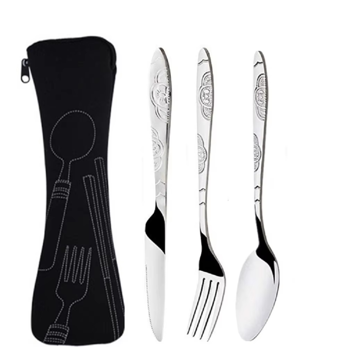 피크닉 세트 식기 세척 가능 지퍼 여행용 커틀러리 키트 - Camping Cooking Knife Set 리뷰 및 가격