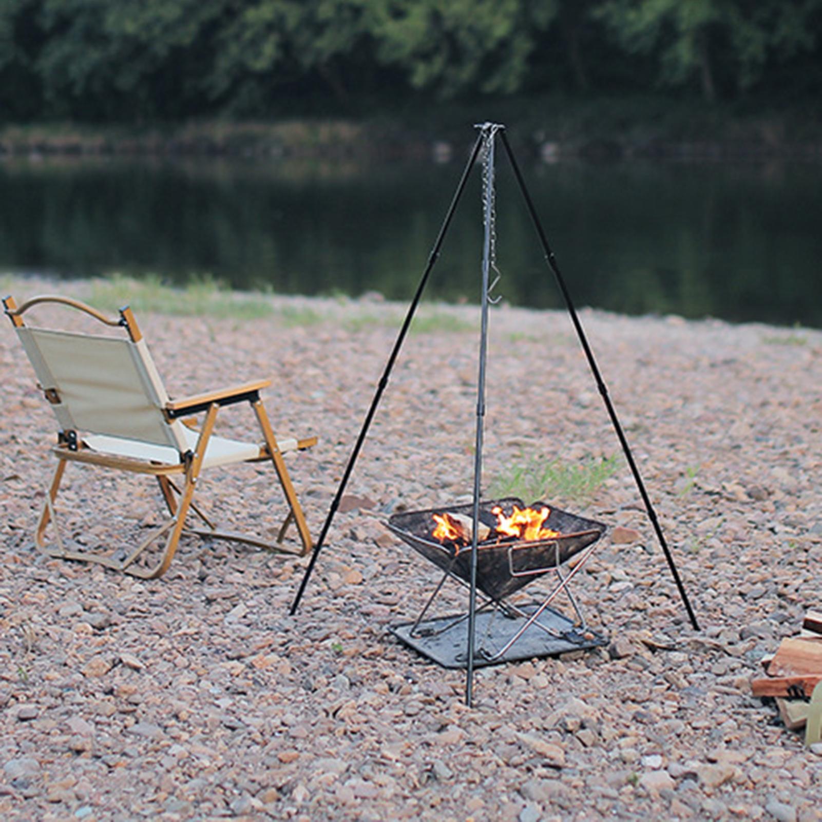 야외 대형 모닥불 삼각대 휴대용 캠핑 캠프파이어 요리  - Camping Cooking Pot Tripod 리뷰 및 가격