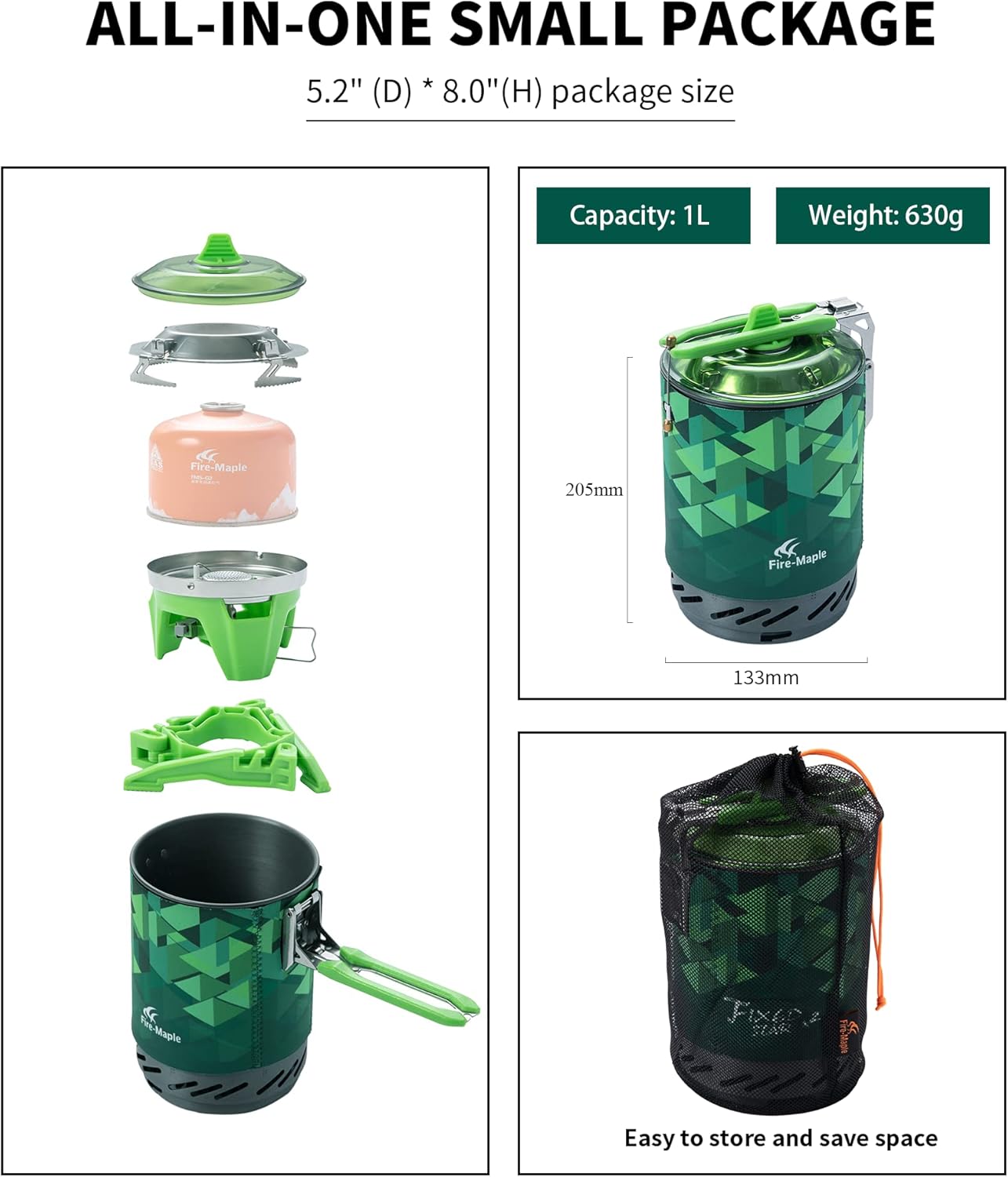 Fire-Maple FMS-X2 요리 시스템 야외 가스 - Camping Cooking One Pot 리뷰 및 가격