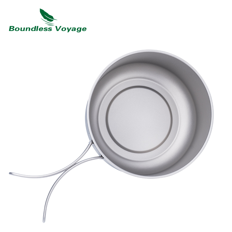 Boundless Voyage 티타늄 캠핑 냄비, 뚜껑 - Camping Cooking Pan 리뷰 및 가격