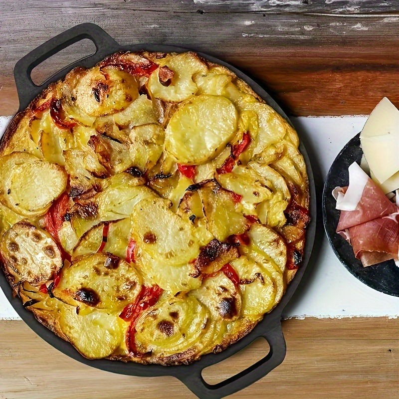 1pcs 주철 야외 그릴 팬 캠핑 및 홈 바베큐 요리  - Camping Cooking Pan 리뷰 및 가격