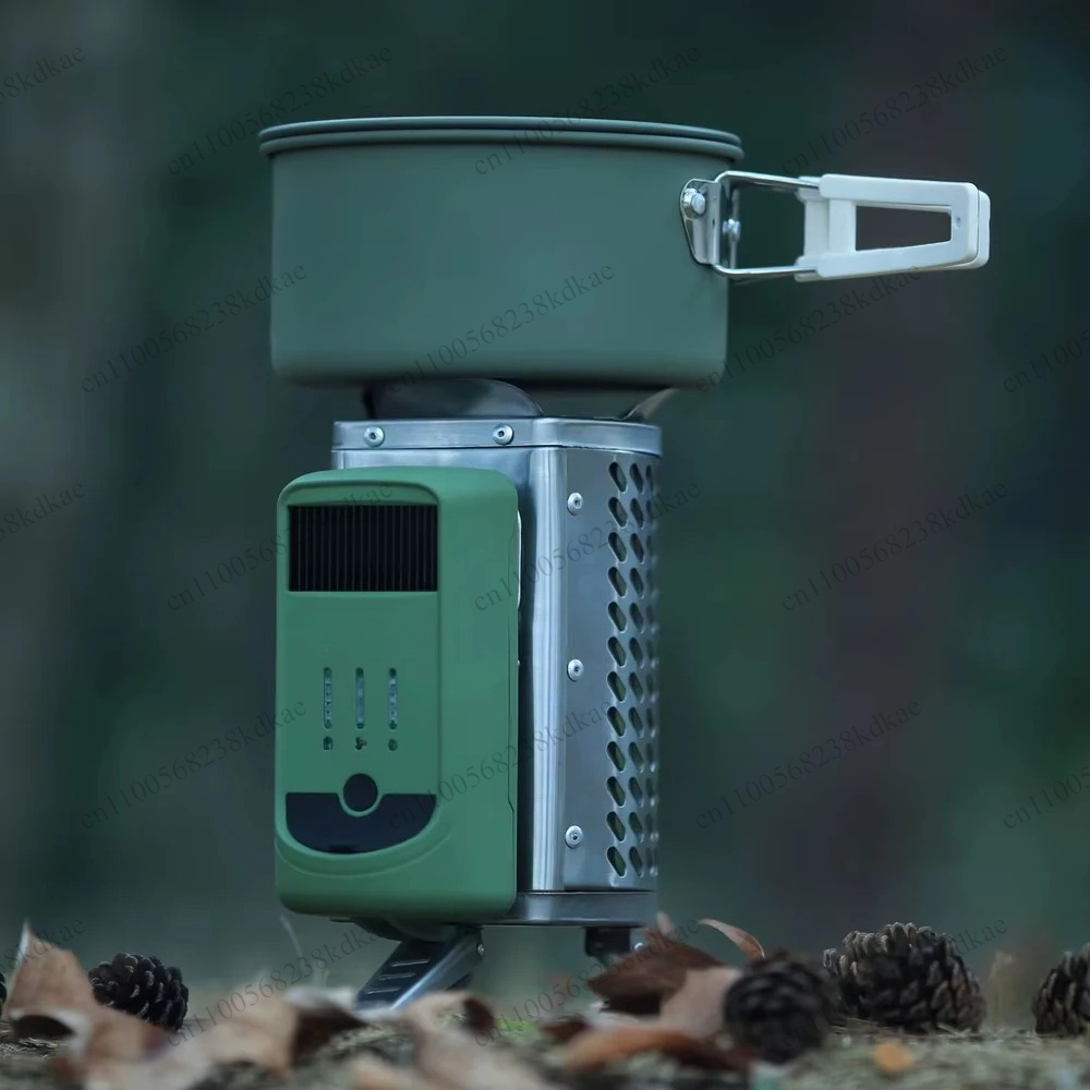무연 휴대용 나무 캠핑 스토브 USB 발전 야외 난방  - Camping Cooking Stove 리뷰 및 가격