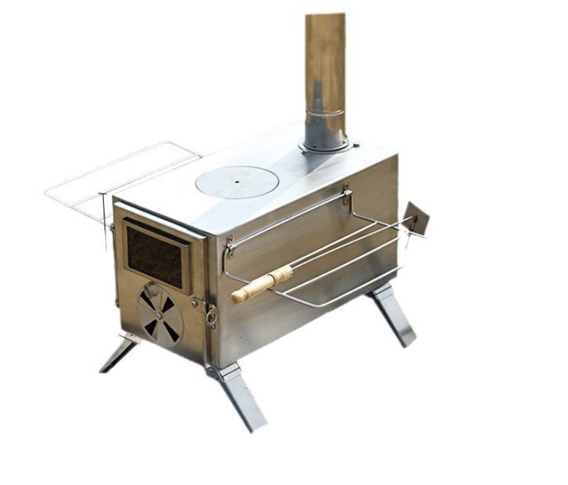 휴대용 스테인리스 스틸 바베큐 스토브, 야외 캠핑 텐트 - Camping Cooking Ovens 리뷰 및 가격