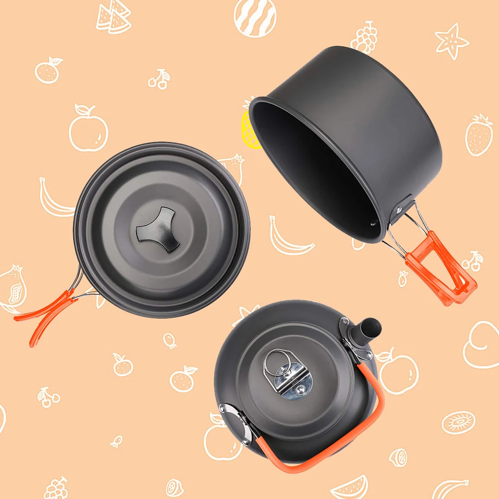 캠핑 조리기구 세트 주전자 냄비 프라이팬 휴대용 접이식 - Camping Cooking Pan 리뷰 및 가격