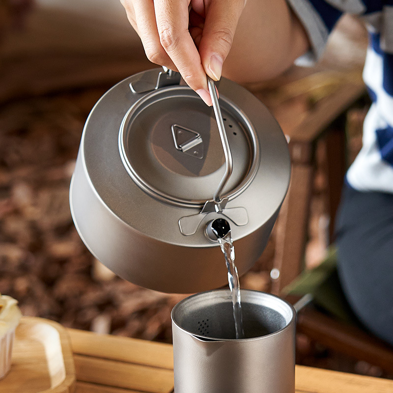 캠핑 물 요리 주전자 티타늄 주전자 980ml 차 커피 - Camping Cooking Pan 리뷰 및 가격