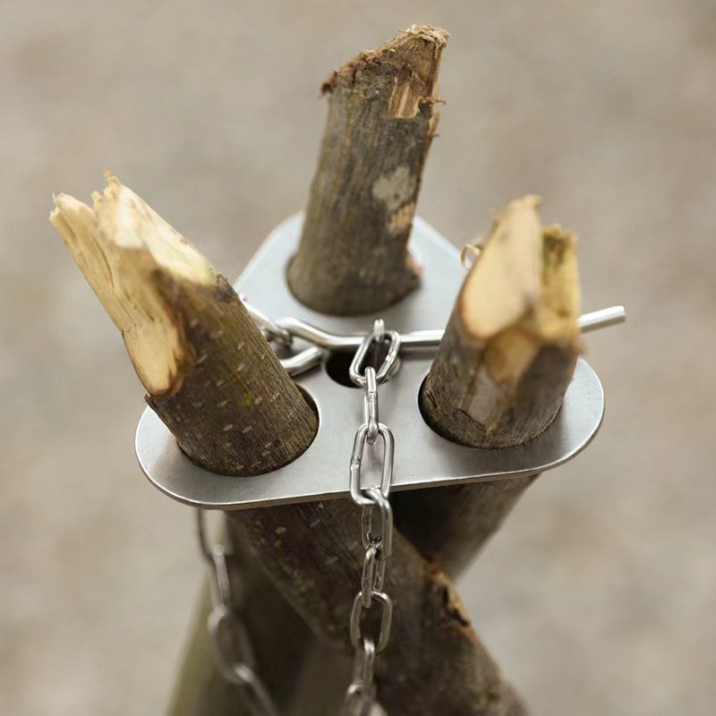 1pc 캠핑 삼각대 철제 소재 야외 요리용 헤비 듀티  - Camping Cooking Pot Tripod 리뷰 및 가격