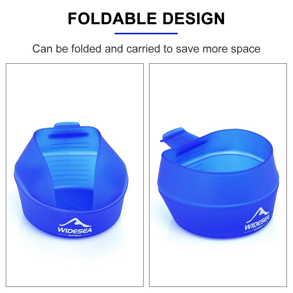 Widesea 캠핑 250ml 소프트 접이식 컵 식기  - Camping Cooking Pan 리뷰 및 가격